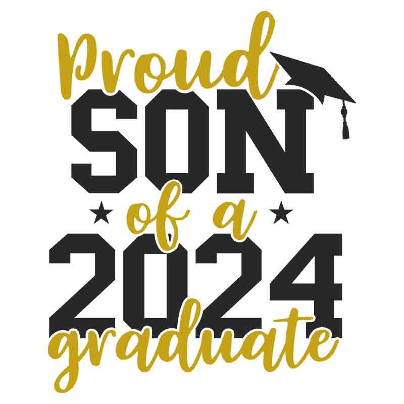 Proud Son 2024 Graduate (DTF Transfer)