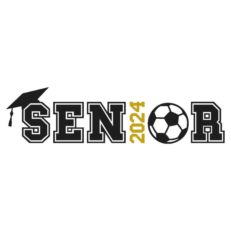 Senior 2024 Soccer #1 (DTF Transfer)
