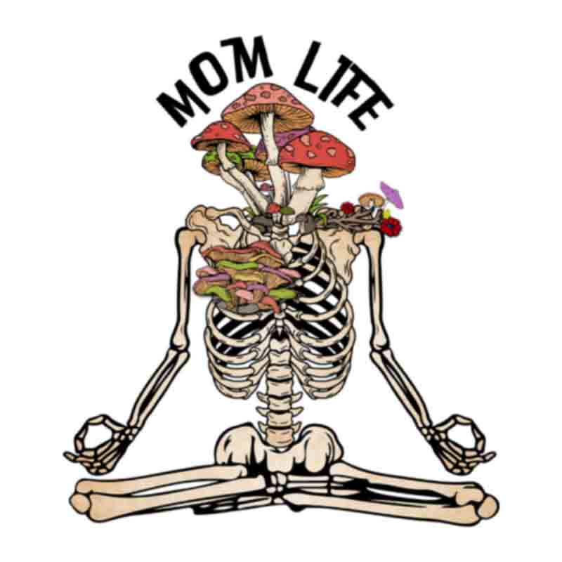 Skeleton Mom Life  (DTF Transfer)