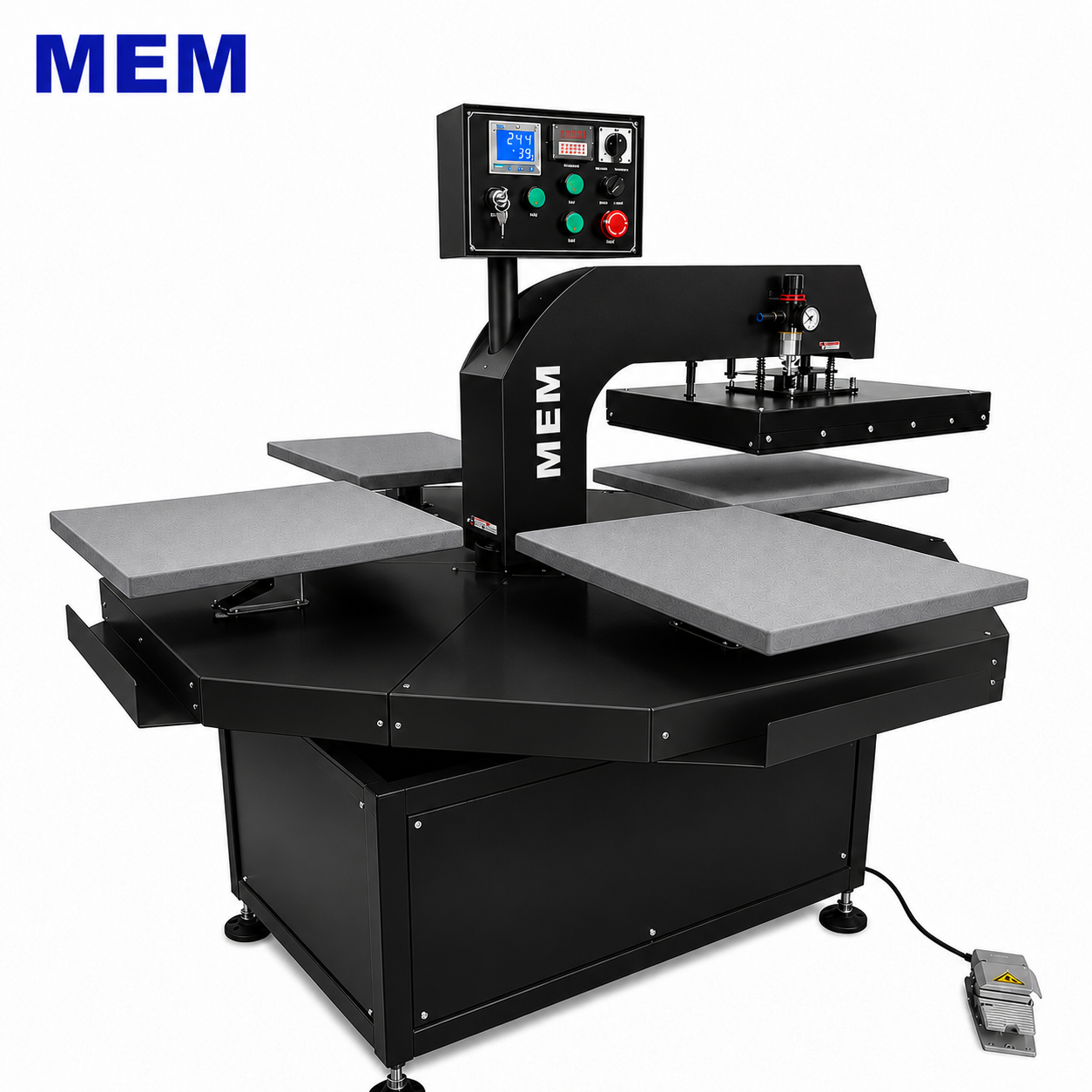 TZ-4050 4 Station High Speed Carousel Heat Press