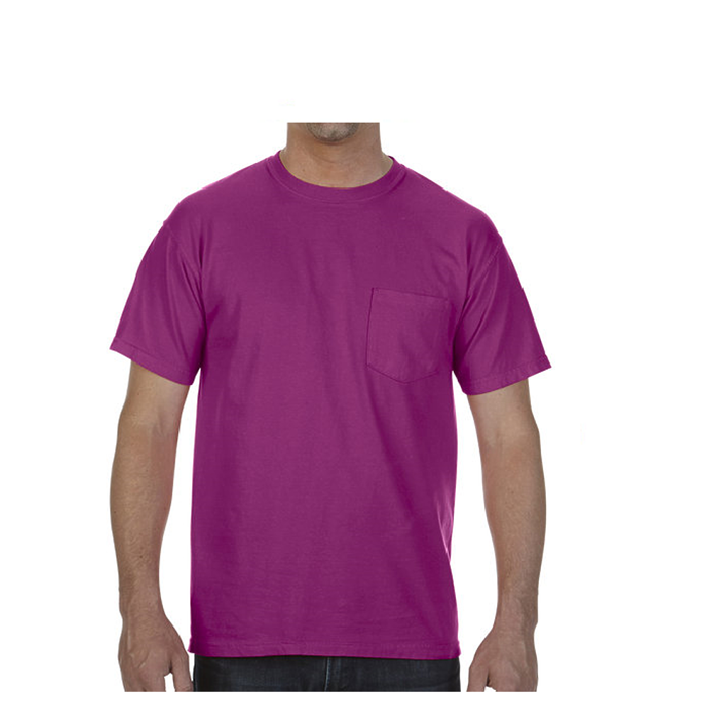 Comfort Color Unisex Pigment Dyed Short Sleeve Pocket T-Shirt