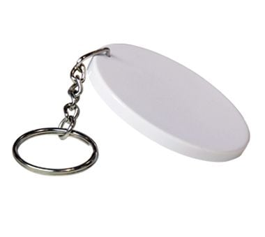 Round Two-Sided Polymer Sublimation Keychain - 1.5"