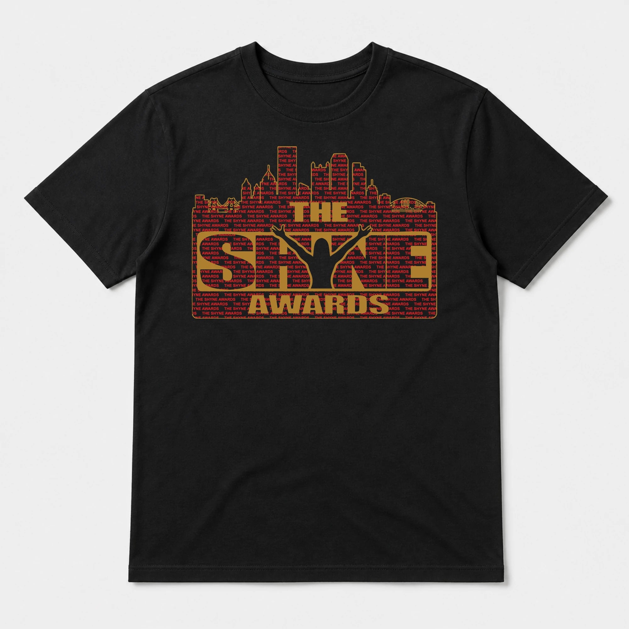 Shyne Awards Gold/Red Skyline T-Shirt