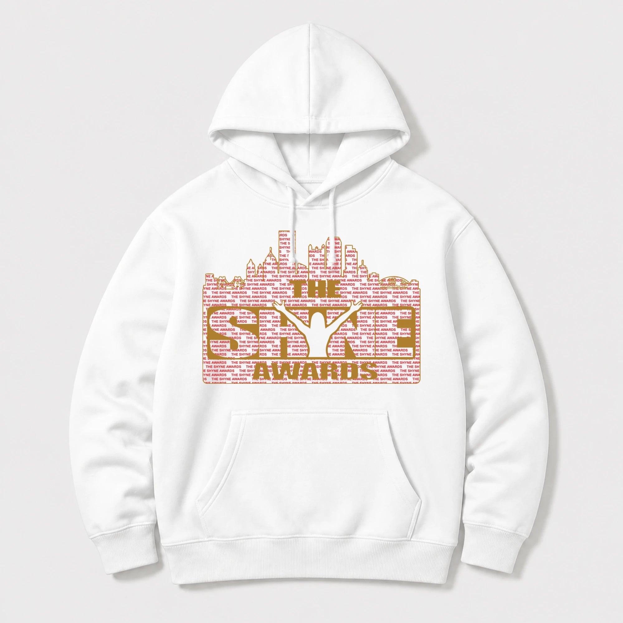 Shyne Awards Gold/Red Skyline Hoodie