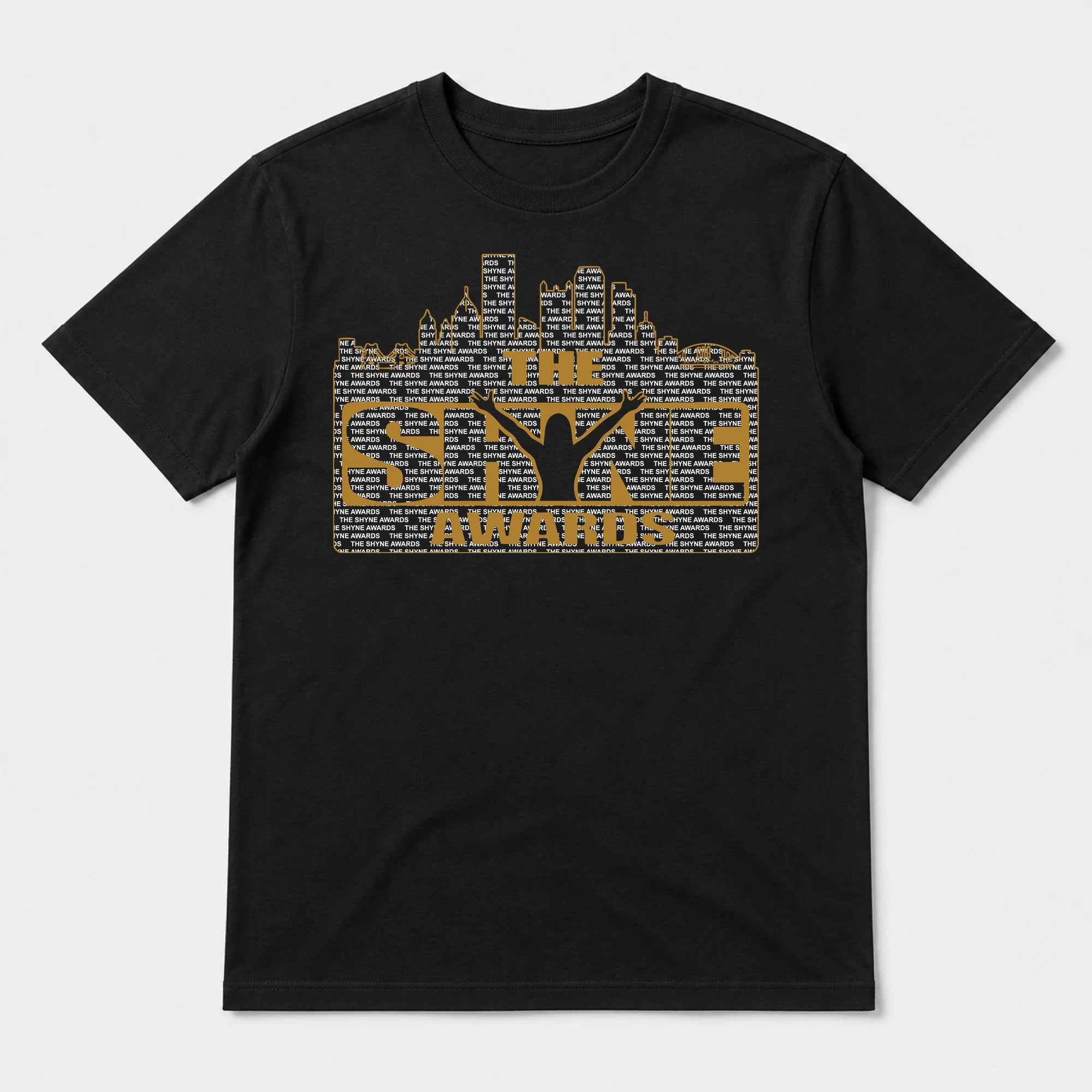Shyne Awards Gold/White Skyline T-Shirt