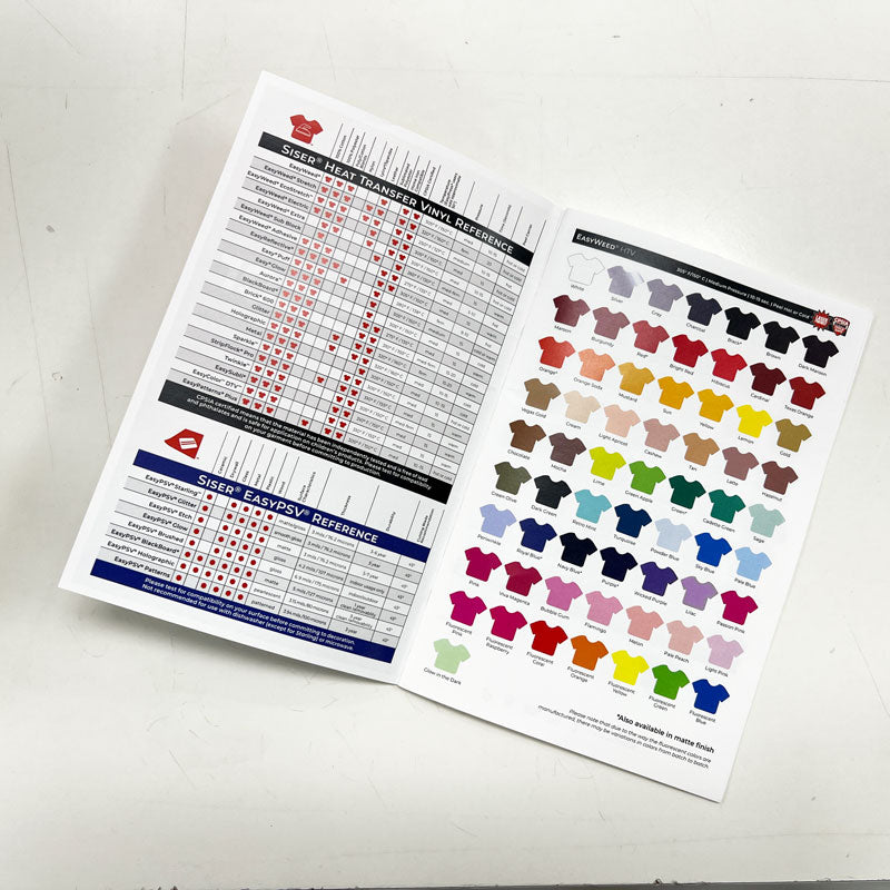 Siser Mini Brochure Siser HTV Guide Book Atlanta Vinyl