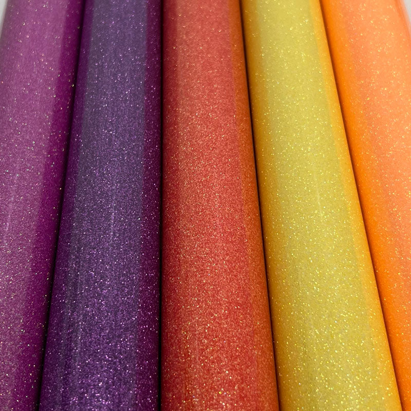 Spring Vibes Siser Glitter HTV Bundle (5 Farben)