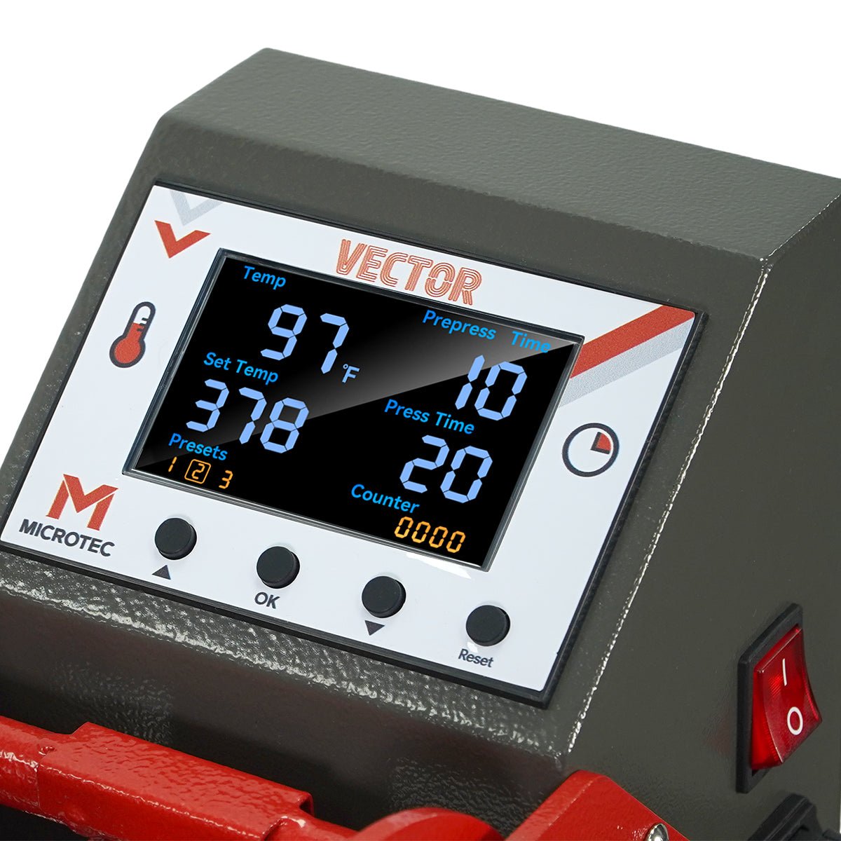 Vector Sports Ball Auto Open Heat Press