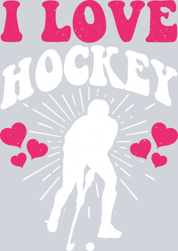 I Love Field Hockey - STK02961