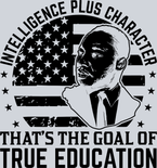 Intelligence Plus Character Thats The Goal Of True Education Black - STK03222