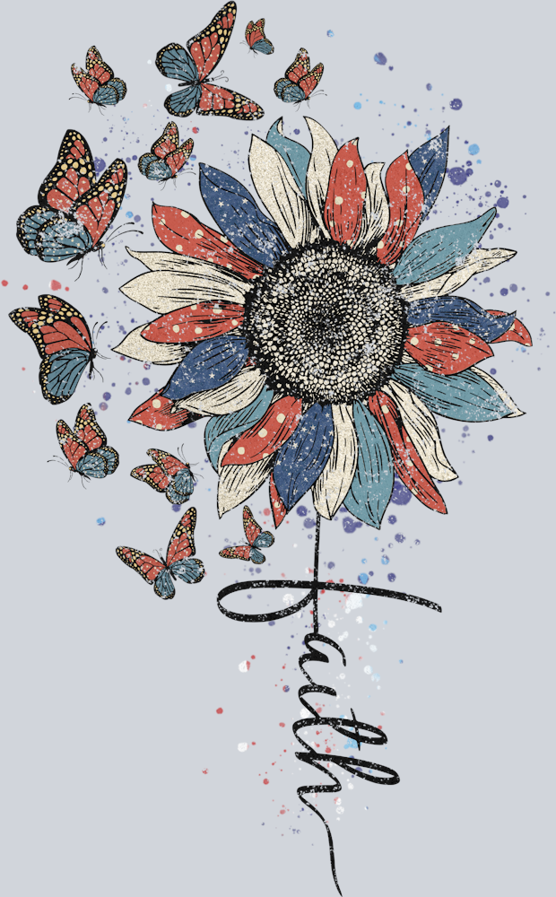 Faith Sunflower USA - STK01904