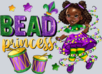 Mardi Gras Little Afro Girl - STK04073