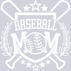 Baseball Mom - White - STK00417