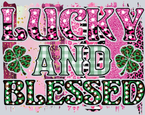 Lucky And Blessed Shamrocks - STK03827