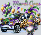 Mardi Gras Truck And Gnome - STK04107