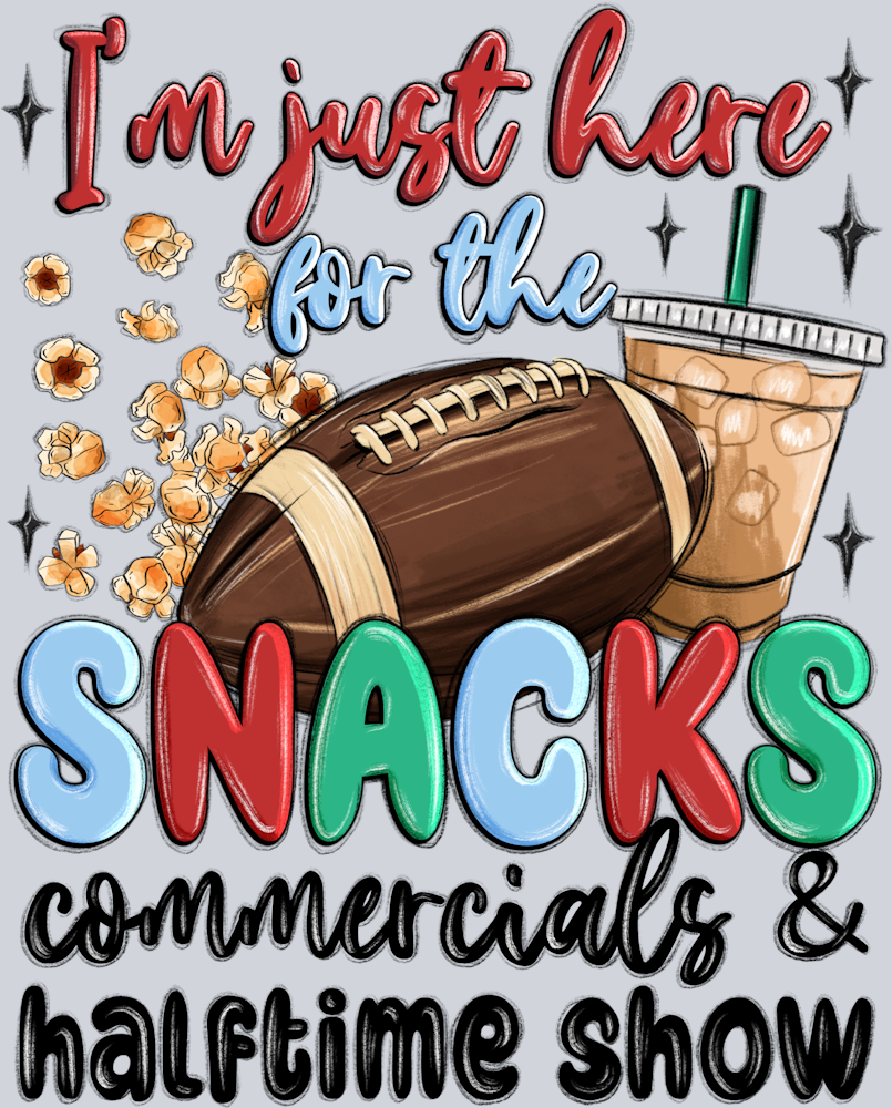 I'm Just Here For The Snacks Commercials And Half Time Show - STK03068