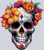 Day Of The Dead Candy Skull 3 - STK01604