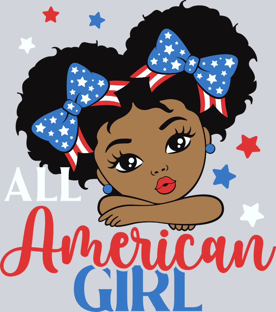 All American Girl Afro Puffs - STK00096