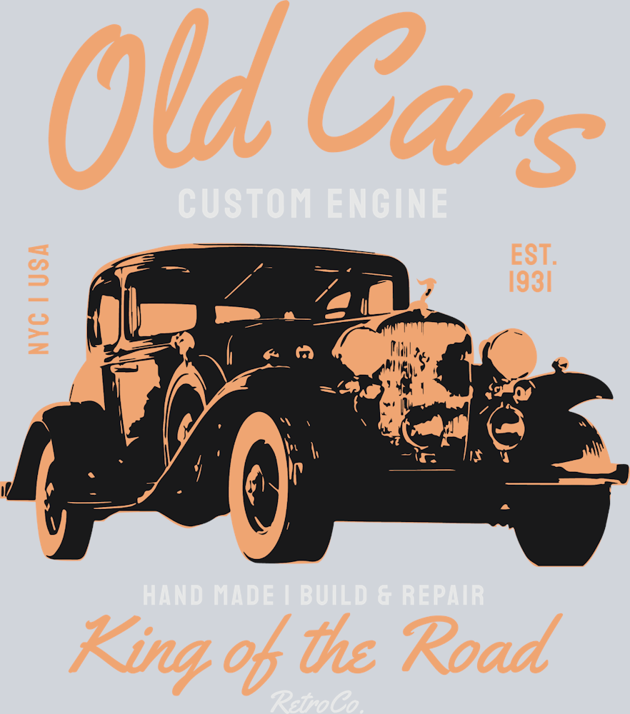 Old Cars Custom Engine 2 - STK04587