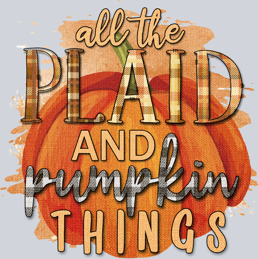 All The Plaid And Pumpkin Things - STK07116