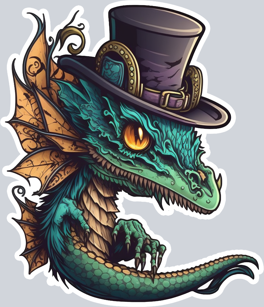 Dragon Top Hat 3 - STK01725