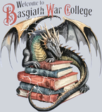 Dragon With Book White - STK07291