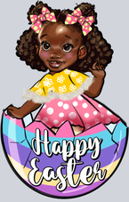 Happy Easter Egg Little Girl - STK02537