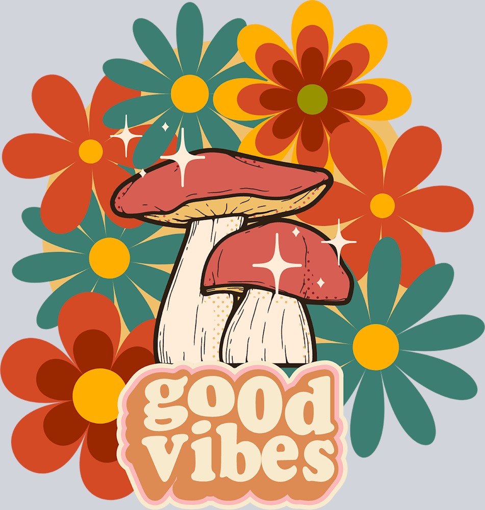 Good Vibes Flowers Mushroom - STK02392