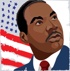 Mlk Flag Color - STK04308