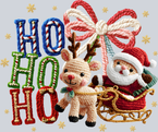 Faux Yarn Ho Ho Ho - STK07496