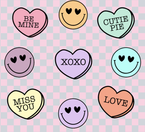 Candy Talking Hearts - STK01213