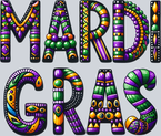 Mardi Gras Beads - STK04013