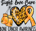 Fight Love Cure Bone Cancer Awareness - STK06782
