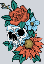 Skull Flores - STK05534