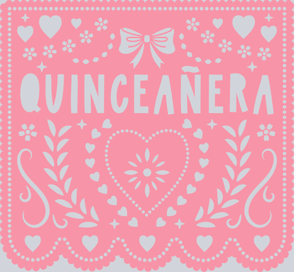 Papel Picado Quinceaera 1 - STK06918