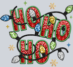 Ho Ho Ho Faux Embroidery - STK02757