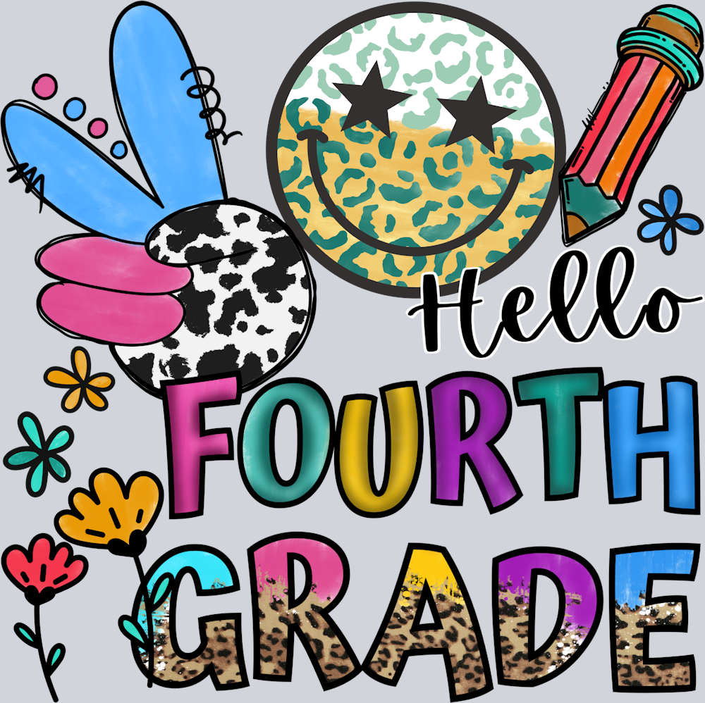 Hello Forth Grade - STK02697