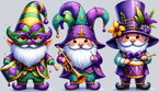 Mardi Gras Gnomes - STK04047