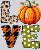 LOVE Pumpkin 1 - STK07226