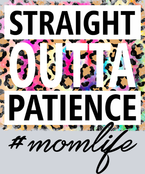 Straight Outta Patience Neon Leopard - STK05830