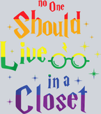No One Should Live In A Closet Stars - STK04521