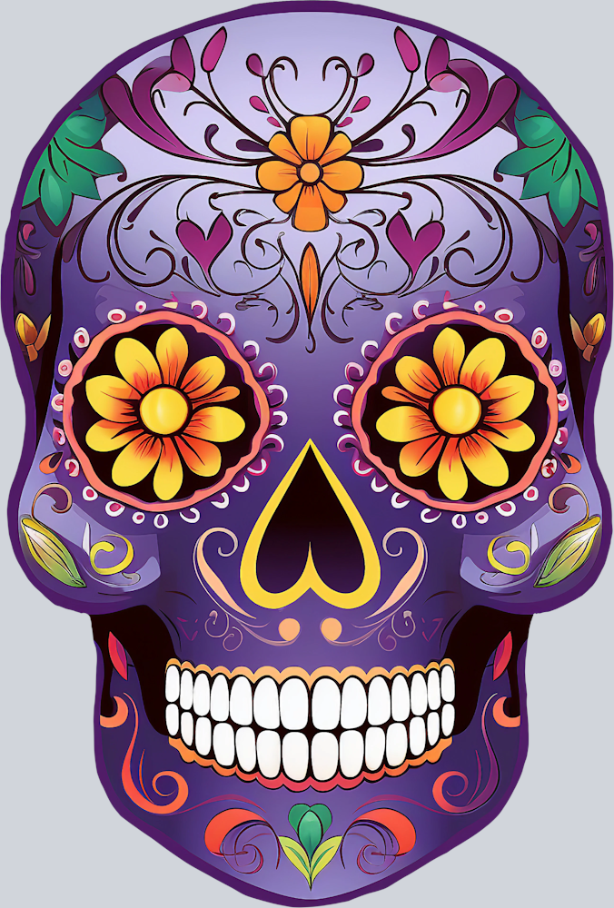 Day Of The Dead Candy Skull 5 - STK01606