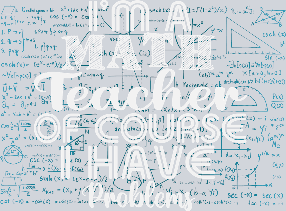 I'm A Math Teacher Of Course I Have Problems 2 - STK03041