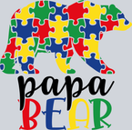 Autism Papa Bear - STK00325