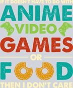 Anime Video Games Food Color - STK00269