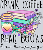 Coffee Books Happy - STK01394