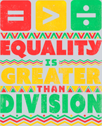 Juneteenth Equality Is Greater Than Division #2 - STK03379