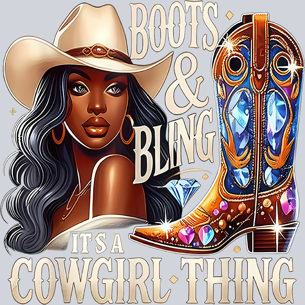 Boots And Bling - It's A Cowgirl Thing - STK01061