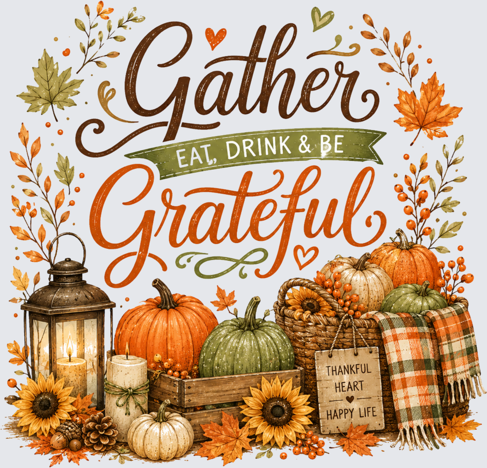 Gather Eat Drink and Be Grateful - STK08023