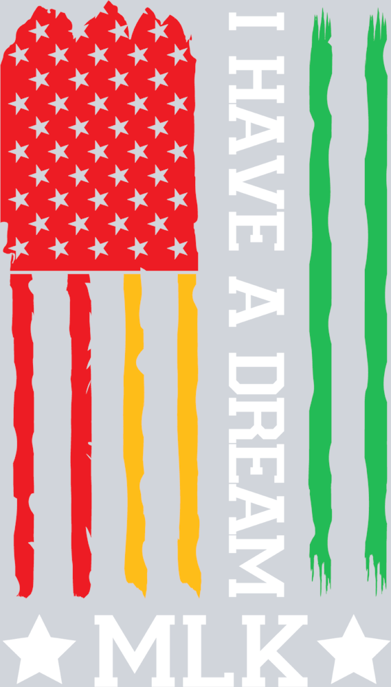 I Have A Dream Mlk Distressed Flag - STK02940